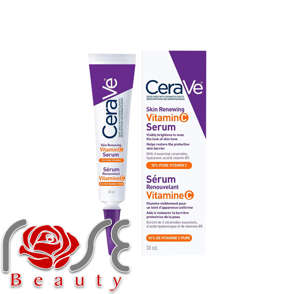 سرم ویتامین سی سراوی CeraVe مدل Skin Renewing ضدلک و روشن کننده انواع پوست