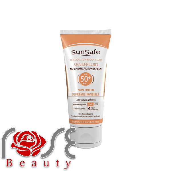 كرم ضد آفتاب پوست حساس سان سیف SENSI-FLUID SPF50