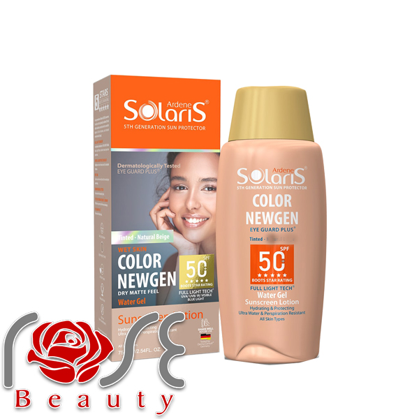 ضدآفتاب رنگی کالر نیوژن سولاریس آردن +SPF 50 مناسب انواع پوست